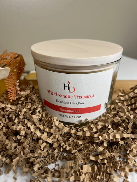 Sandalwood 12 oz 3-wick Scented Candle